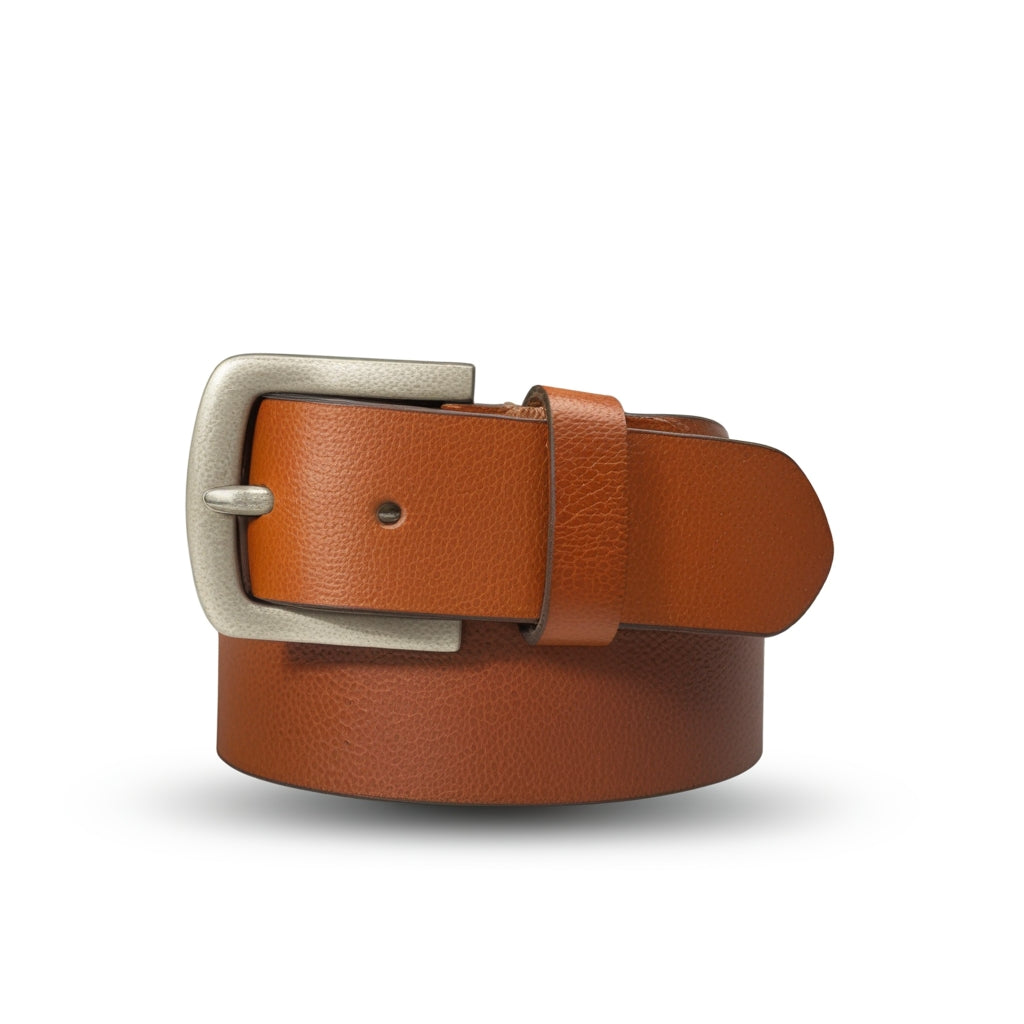 Leather Belt for Men| Classic Metal Buckle Belt - Youshaelia